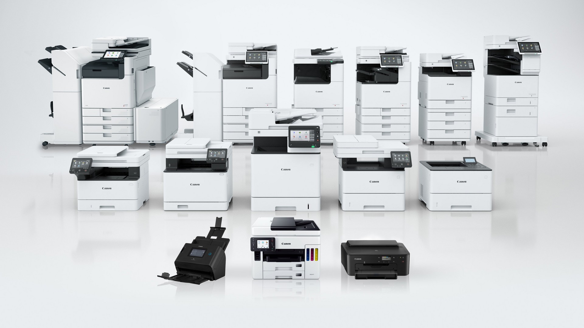 range_canon_printers echipamente canon A4 si A3